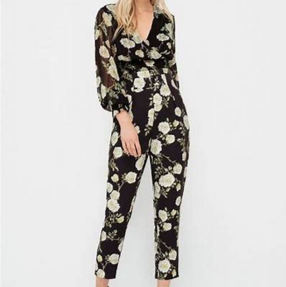 SHEIKE Antique Rose Black Floral Office High Waisted Pants NWT RRP$119.95 - Picture 4 of 12